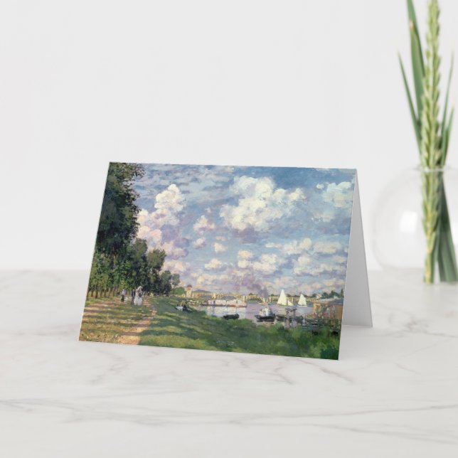 Claude Monet | The Marina at Argenteuil, 1872 Card (Front)