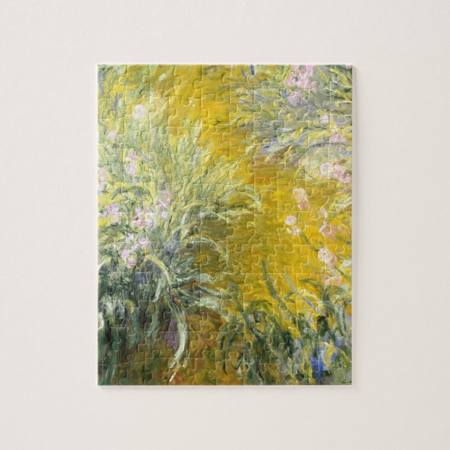 Claude Monet The Path through the Irises Art Jigsaw Puzzle (Vertical)