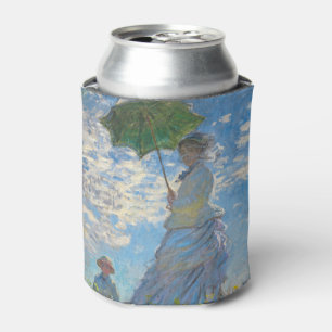 Claude Monet - The Promenade, Woman with a Parasol Can Cooler