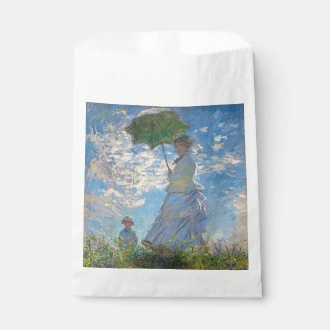 Claude Monet - The Promenade, Woman with a Parasol Favour Bag (Front)