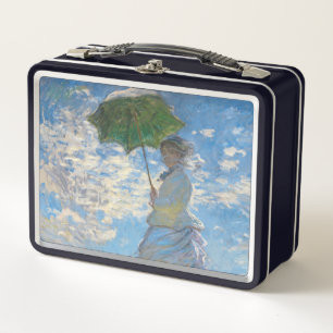 Claude Monet - The Promenade, Woman with a Parasol Metal Lunch Box