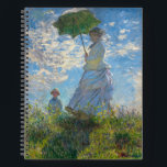 Claude Monet - The Promenade, Woman with a Parasol Notebook<br><div class="desc">The Promenade,  Woman with a Parasol / Madame Monet and Her Son / La Promenade / La Femme a l'ombrelle - Claude Monet,  1875</div>
