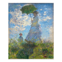 Claude Monet - The Promenade, Woman with a Parasol