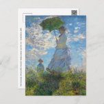 Claude Monet - The Promenade, Woman with a Parasol Postcard<br><div class="desc">The Promenade,  Woman with a Parasol / Madame Monet and Her Son / La Promenade / La Femme a l'ombrelle - Claude Monet,  1875</div>