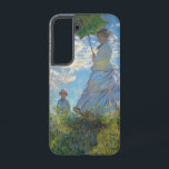 Claude Monet - The Promenade, Woman with a Parasol Samsung Galaxy Case<br><div class="desc">The Promenade,  Woman with a Parasol / Madame Monet and Her Son / La Promenade / La Femme a l'ombrelle - Claude Monet,  1875</div>