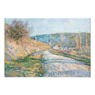 Claude Monet - The Road to Vétheuil Photo Print