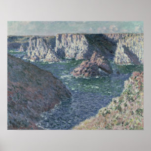 Claude Monet   The Rocks at Belle-Ile, 1886 Poster