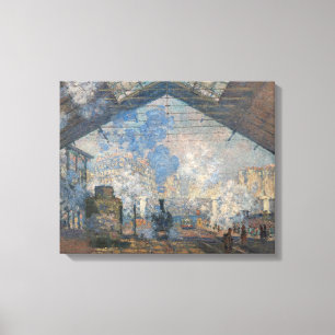 Claude Monet - The Saint-Lazare Station Canvas Print