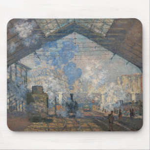 Claude Monet - The Saint-Lazare Station Mouse Pad