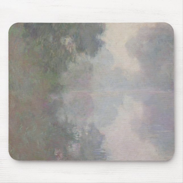 Claude Monet | The Seine at Giverny, Morning Mists Mouse Pad (Front)