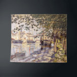 Claude Monet. The Seine at Rouen Tapestry<br><div class="desc">Claude Monet. The Seine at Rouen. Reproduction of famous works of art  images in the public domain.</div>