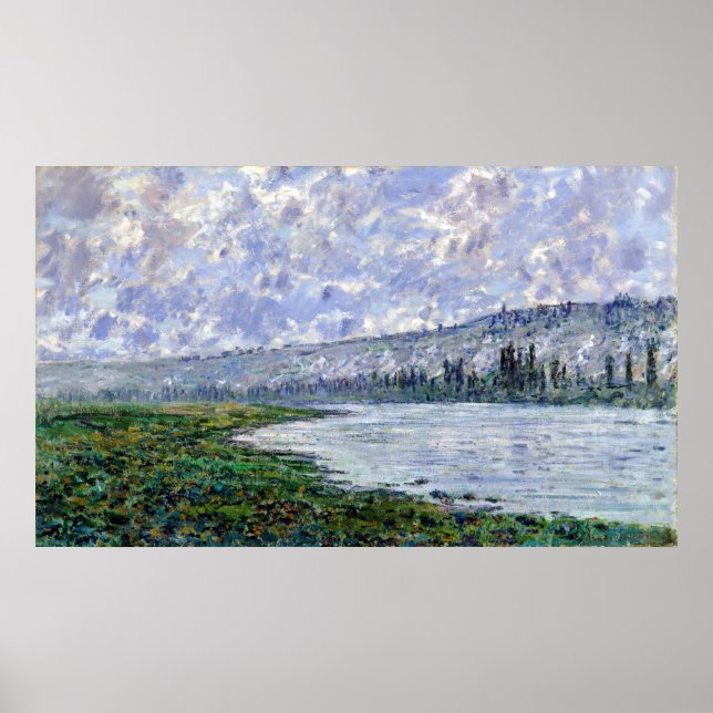 Claude Monet The Seine at Vétheuil Poster (Front)