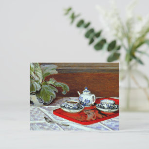 Claude Monet - The Tea Set, Postcard