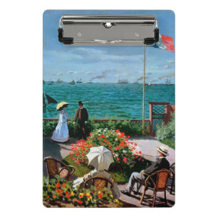 Claude Monet The Terrace at Sainte-Adresse, 1867 Mini Clipboard