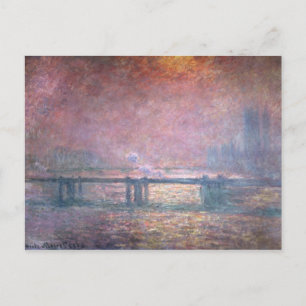 Claude Monet   The Thames at Charing Cross, 1903 Postcard