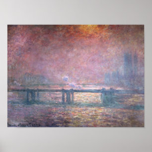Claude Monet The Thames at Charing Cross, 1903 Poster
