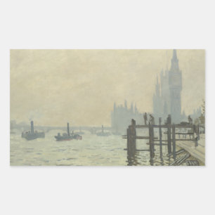Claude Monet - The Thames at Westminster Sticker
