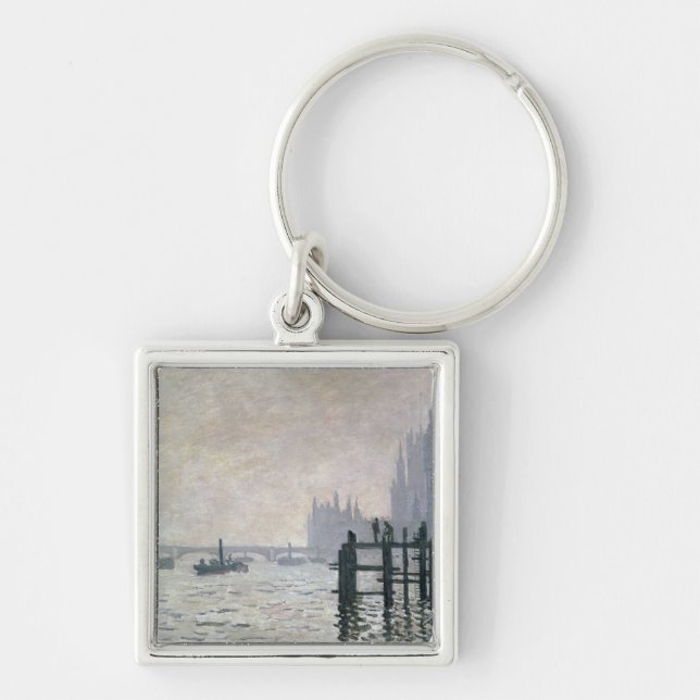 Claude Monet | The Thames below Westminster Keychain (Front)