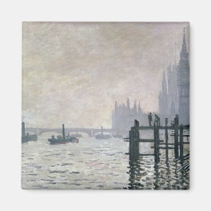 Claude Monet   The Thames below Westminster Magnet