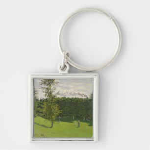 Claude Monet The Train in the Country, c.1870-71 Keychain