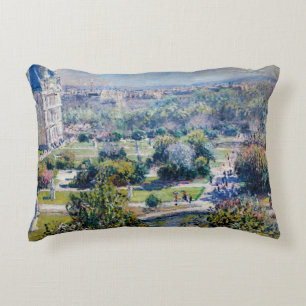 Claude Monet - The Tuileries Gardens Accent Pillow