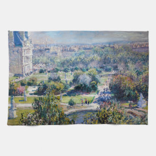 Claude Monet - The Tuileries Gardens Kitchen Towel