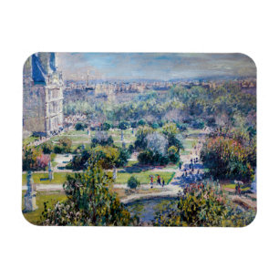 Claude Monet - The Tuileries Gardens Magnet