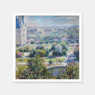 Claude Monet - The Tuileries Gardens Napkin