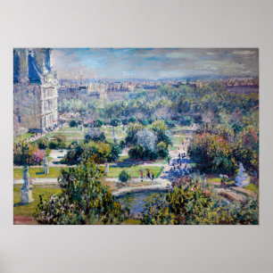 Claude Monet - The Tuileries Gardens Poster