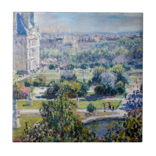 Claude Monet - The Tuileries Gardens Tile