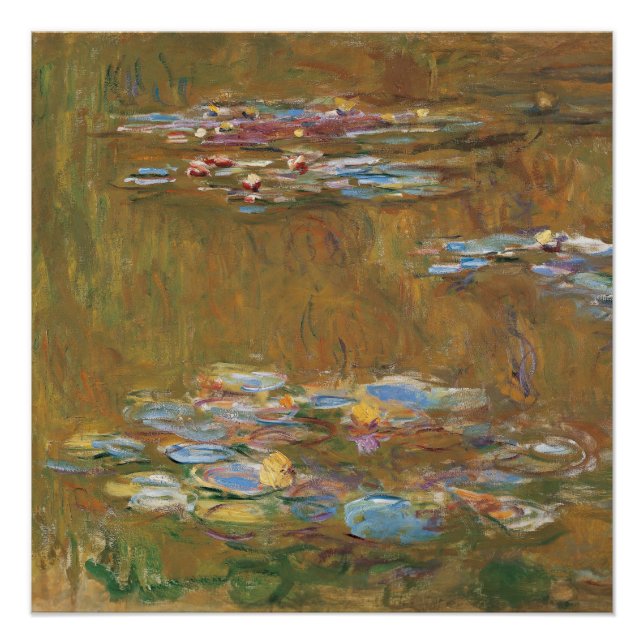 Claude Monet The Water Lily Pond GalleryHD Poster (Front)