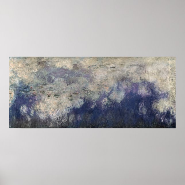 Claude Monet | The Waterlilies The Clouds 1915-26 Poster (Front)