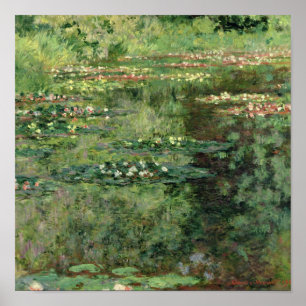 Claude Monet The Waterlily Pond Poster