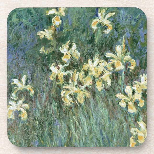 Claude Monet | The Yellow Irises Coaster (Front)