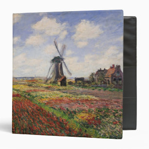Claude Monet   Tulip Fields Rijnsburg Windmill Binder