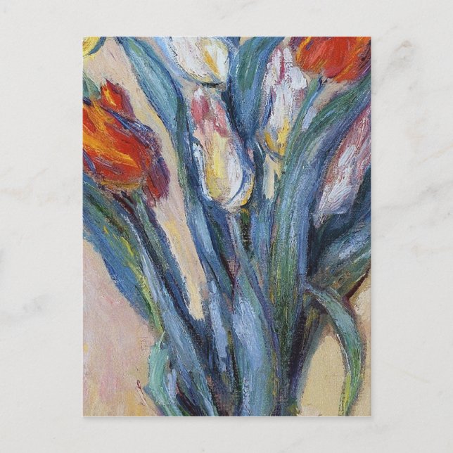 Claude Monet - Vase Of Tulips Postcard (Front)