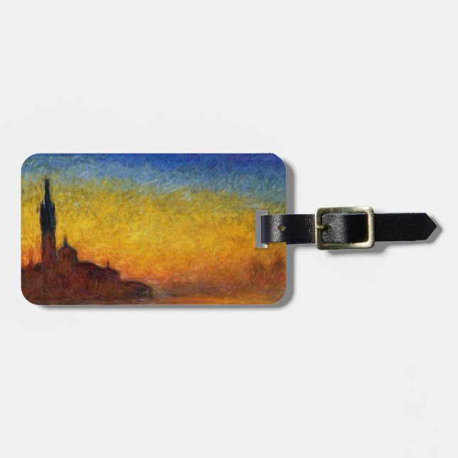 Claude Monet // Venice Twilight Luggage Tag (Front Horizontal)
