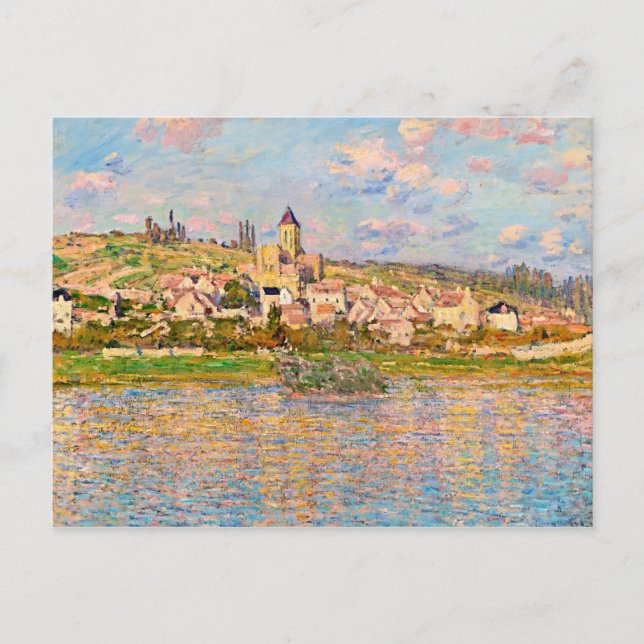 Claude Monet - Vetheuil Postcard (Front)