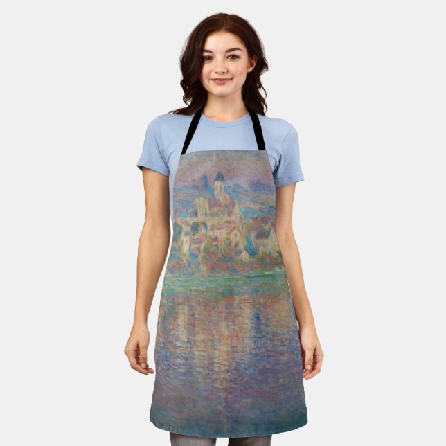 Claude Monet - Vetheuil, Sunset Apron (Worn)