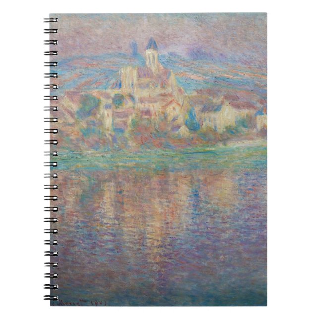 Claude Monet - Vetheuil, Sunset Notebook (Front)
