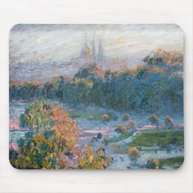 Claude Monet - View of the Tuileries, Study Mouse Pad (Front)