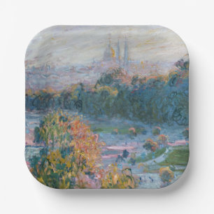 Claude Monet - View of the Tuileries, Study Paper Plate