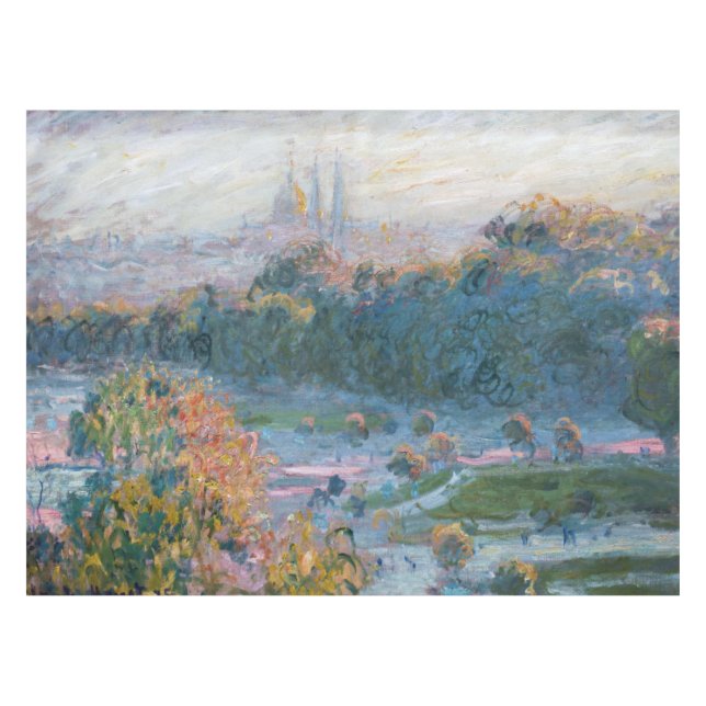 Claude Monet - View of the Tuileries, Study Tablecloth (Front (Horizontal))