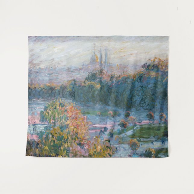 Claude Monet - View of the Tuileries, Study Tapestry (Front (Horizontal))