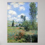 Claude Monet View of Vétheuil Poster<br><div class="desc">Claude Monet View of Vétheuil</div>