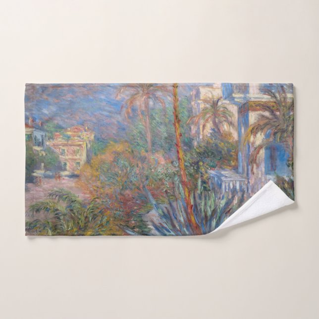 Claude Monet - Villas à Bordighera (Serviette à main)