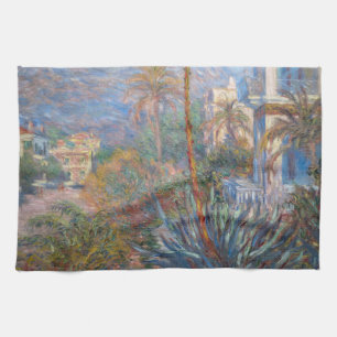 Claude Monet - Villas at Bordighera Kitchen Towel