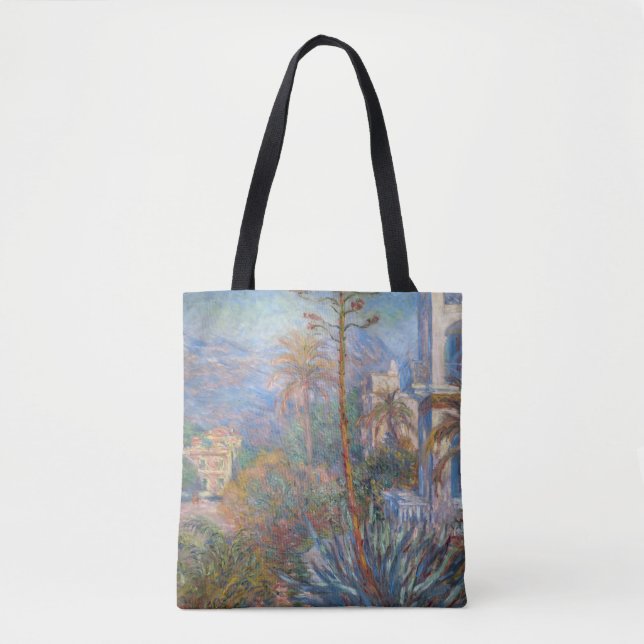 Claude Monet - Villas at Bordighera Tote Bag (Front)
