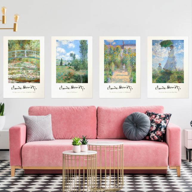 Claude Monet Vintage Masterpieces (Livingroom)