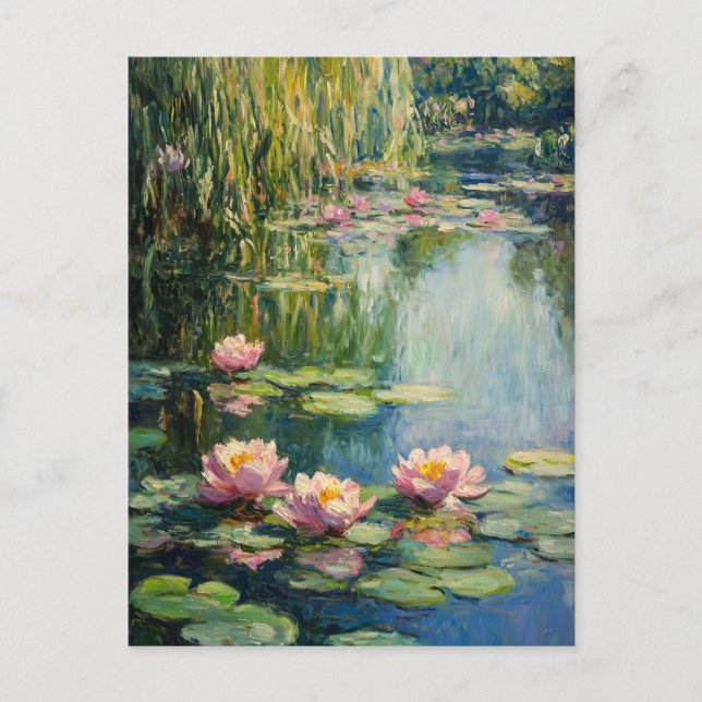 Claude Monet Vintage Postcard  (Front)